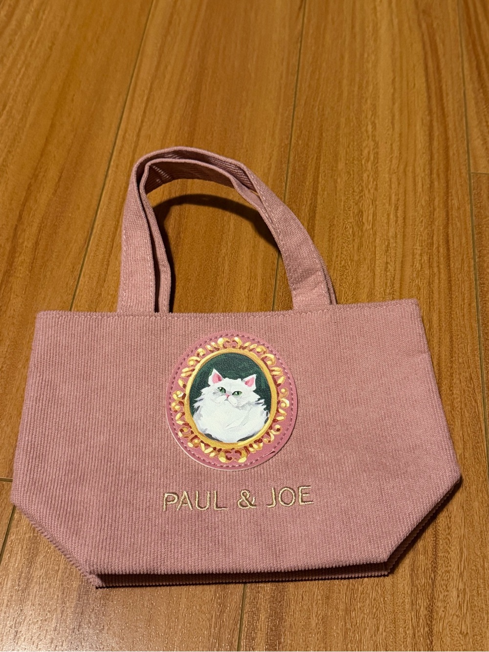 Paul & Joe Dusty Pink Cat Portrait Tote